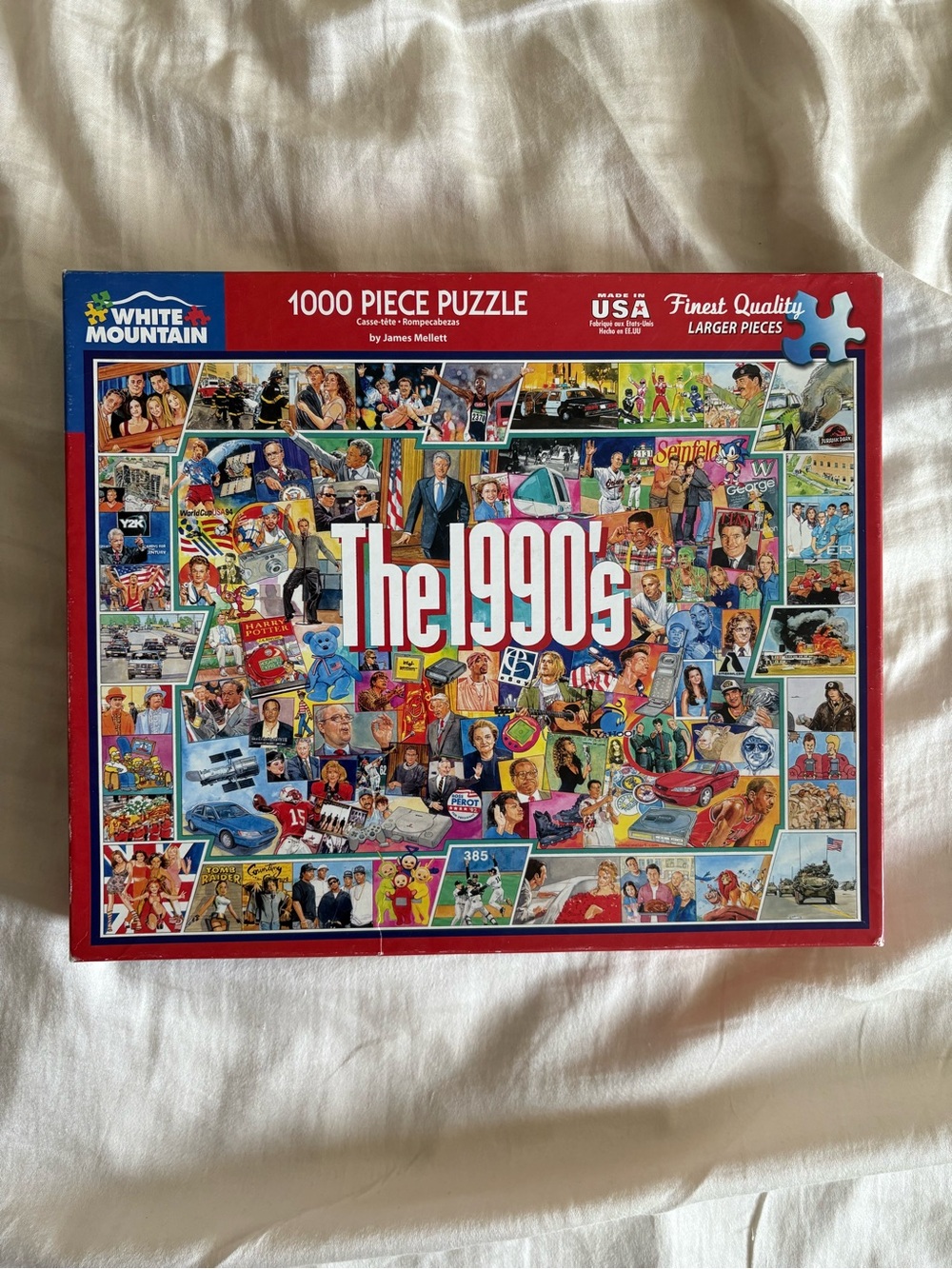 White Mountain The 1990s 1000 Piece Puzzle